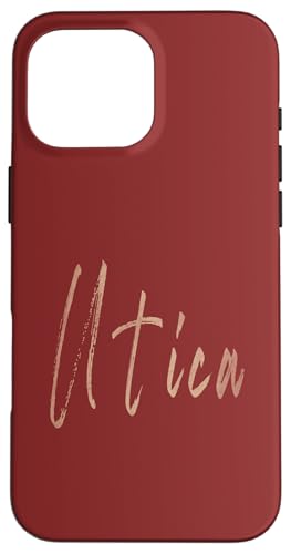 Utica New York Vintage elegantes Design Hülle für iPhone 16 Pro Max Utica New York Vintage elegantes Design Hülle für iPhone 16 Pro Max von Distressed New York designs