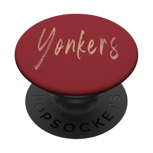Yonkers New York Vintage elegantes Design PopSockets Klebender PopGrip von Distressed New York designs