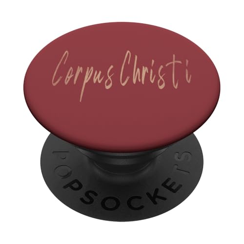 Corpus Christi Texas Vintage elegantes Design PopSockets Klebender PopGrip von Distressed Texas designs