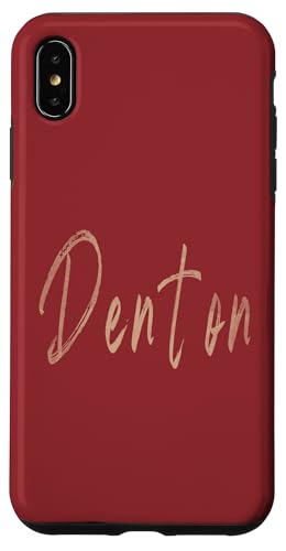 Denton Texas Vintage elegantes Design Hülle für iPhone XS Max Denton Texas Vintage elegantes Design Hülle für iPhone XS Max von Distressed Texas designs
