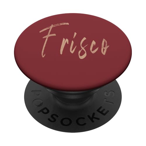 Frisco Texas Vintage elegantes Design PopSockets Klebender PopGrip von Distressed Texas designs