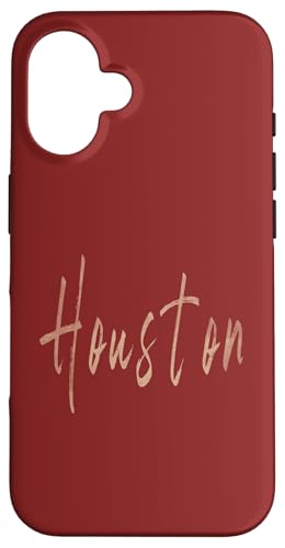 Houston Texas Vintage elegantes Design Hülle für iPhone 16 Houston Texas Vintage elegantes Design Hülle für iPhone 16 von Distressed Texas designs
