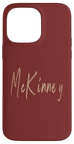 McKinney Texas Vintage elegantes Design Hülle für iPhone 14 Pro Max von Distressed Texas designs