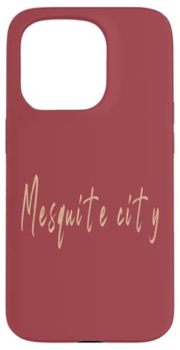 Mesquite City Texas Vintage elegantes Design Hülle für iPhone 15 Pro Mesquite City Texas Vintage elegantes Design Hülle für iPhone 15 Pro von Distressed Texas designs