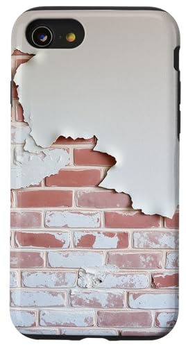 Vintage-Ziegelmauer-Design Hülle für iPhone SE (2020) / 7 / 8 von Distressed Wall Graphic