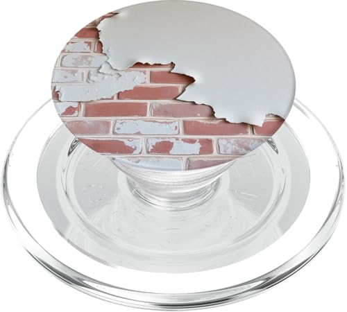 Vintage-Ziegelmauer-Design PopSockets PopGrip für MagSafe Vintage-Ziegelmauer-Design PopSockets PopGrip für MagSafe von Distressed Wall Graphic