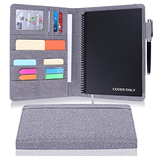Ditiord Notizbuchhülle in Executive-Größe für Rocketbook, 22,4 x 15,2 cm, wasserdichter Stoff, mehrere Kartenfächer und Stiftschlaufe, passend für A5-Notizbücher, Grau Ditiord Notizbuchhülle in Executive-Größe für Rocketbook, 22,4 x 15,2 cm, wasserdichter Stoff, mehrere Kartenfächer und Stiftschlaufe, passend für A5-Notizbücher, Grau von Ditiord