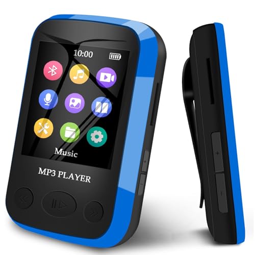 MP3 Player Bluetooth 5.0 Sport-Musik-Player - 32GB MP3-Player mit 1,7-Zoll-TFT-Bildschirm | unterstützt bis zu 128GB TF/Micro SD Karte | eBook, Sprachaufzeichnung, inkl. Kopfhörer FM Radio MP3 Player Bluetooth 5.0 Sport-Musik-Player - 32GB MP3-Player mit 1,7-Zoll-TFT-Bildschirm | unterstützt bis zu 128GB TF/Micro SD Karte | eBook, Sprachaufzeichnung, inkl. Kopfhörer FM Radio von Dittybuy