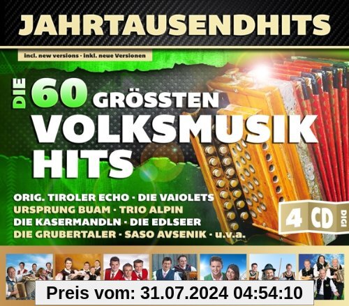 Die 60 Größten Volksmusikhits von Divers - Jahrtausendhits