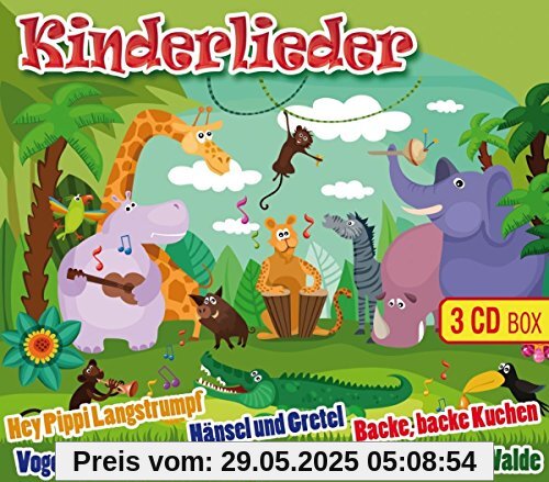 Kinderlieder (inkl. Vogelhochzeit, Backe backe Kuchen, Hey Pippi Langstrumpf, uva.) von Divers
