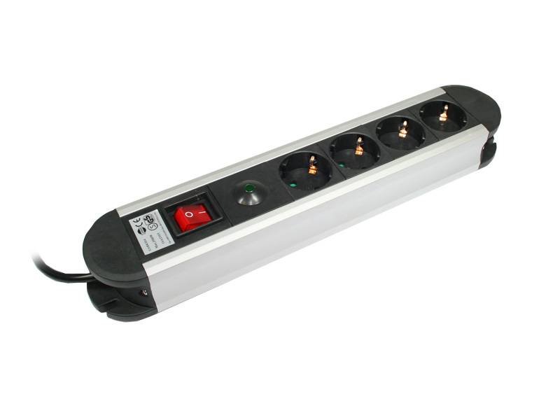 Steckdosenleiste NK Protector 7-4 Aluminium von Good Connections