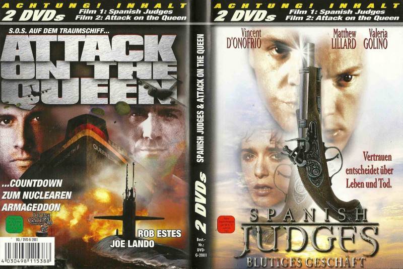 2 DVDs - Spanish Judges & Attack on the Queen von Diverse