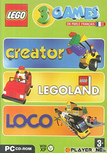3 Lego Games Creator Legoland Loco - PC - FR von Diverse