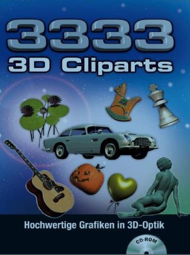 3333 3D Cliparts CD-ROM von Diverse