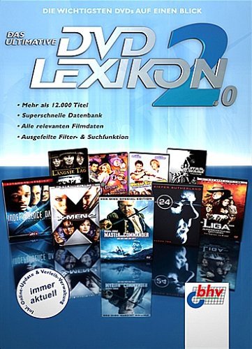 Das ultimative DVD-Lexikon 2.0, CD-ROM Die wichtigsten DVDs auf einen Blick. Mehr als 12.000 Titel. Für Windows 98SE/ME/2000/XP Das ultimative DVD-Lexikon 2.0, CD-ROM Die wichtigsten DVDs auf einen Blick. Mehr als 12.000 Titel. Für Windows 98SE/ME/2000/XP von Diverse
