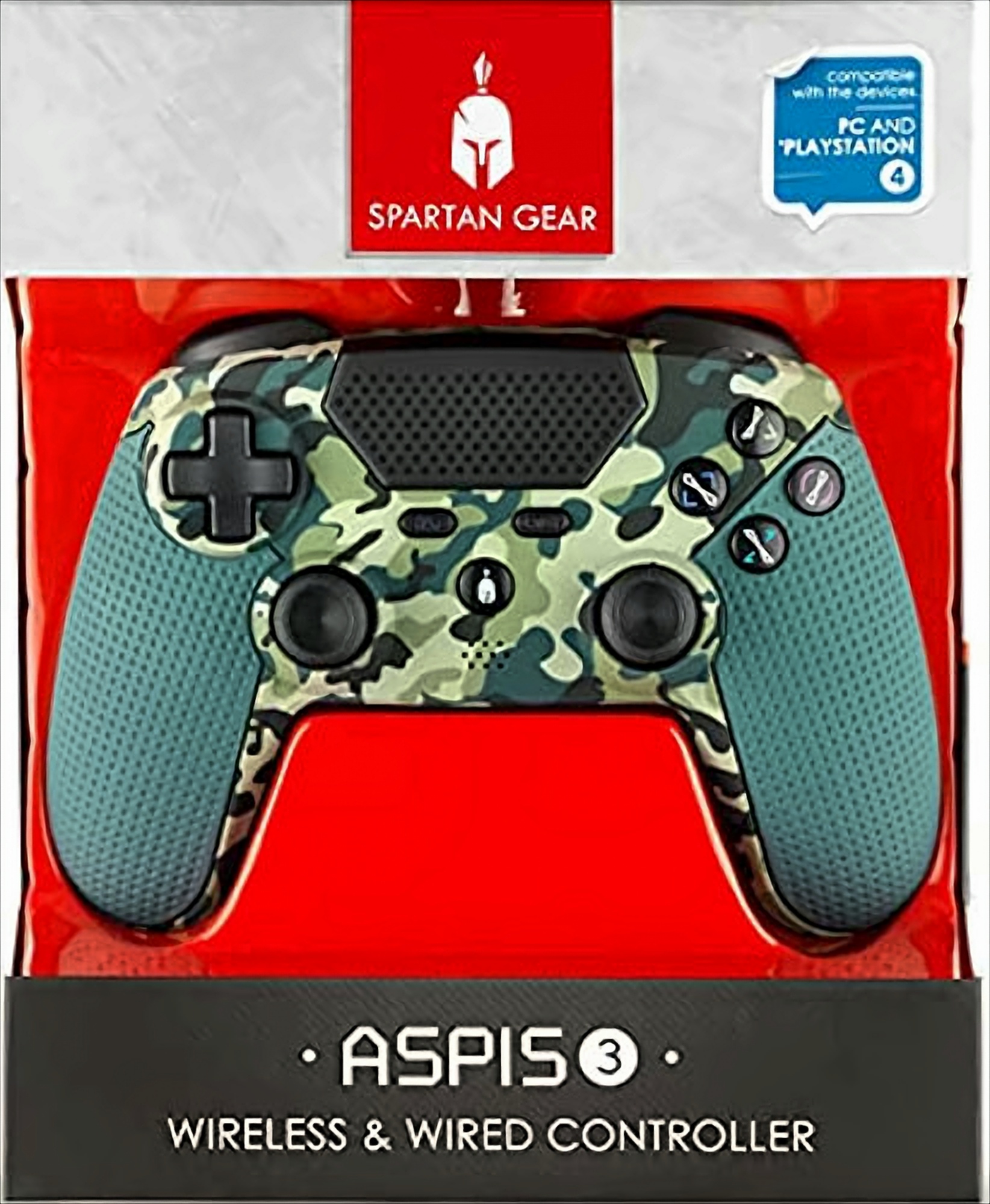 PS4 Controller Spartan Gear camo wired APSIS 3 von Diverse
