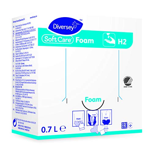 Diversey 7514368 Soft Care Foam H2, milde Schaumseife zur Händereinigung, 0,7 L von Diversey