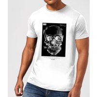 Distorted Skull Men's T-Shirt - White - L von Divide & Conquer