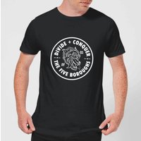 The Five Boroughs Men's T-Shirt - Black - 4XL von Divide & Conquer