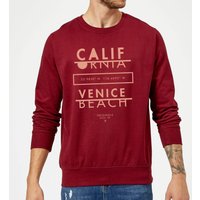 Venice Beach Sweatshirt - Burgundy - M von Divide & Conquer