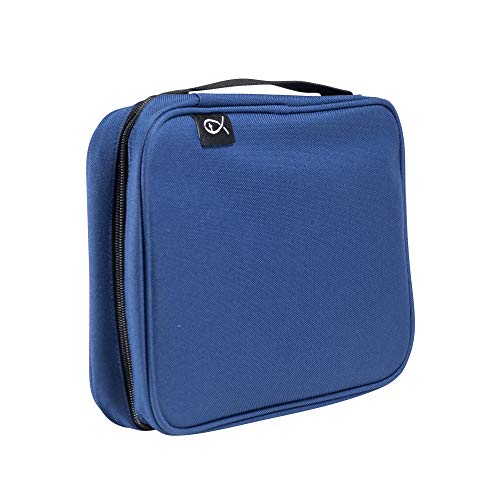 Divinity Boutique Bibelhülle Basic Navy, Medium (21421) | 15,6 x 22,9 x 5,7 cm von Divinity Boutique