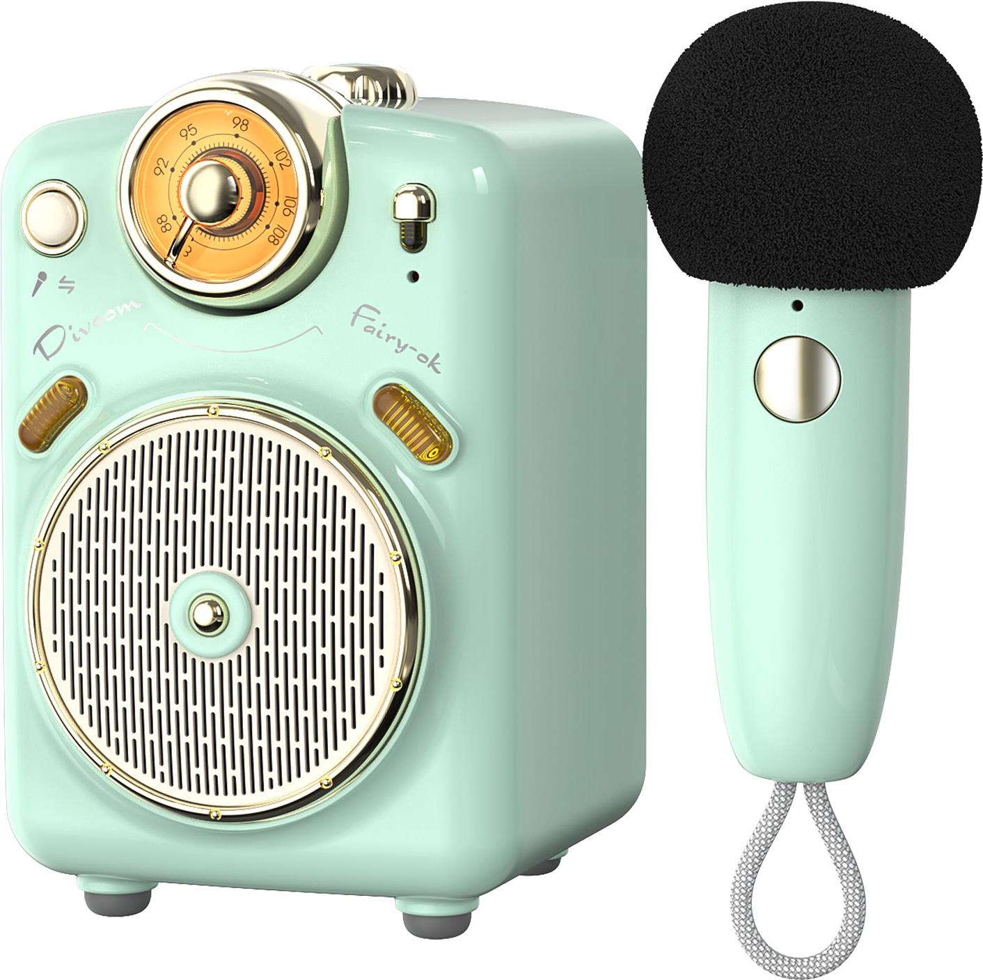 Divoom Fairy-OK Tragbarer Mono-Lautsprecher Grün 10 W (6958444603773) von Divoom
