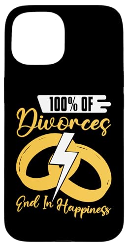 Scheidung: 100% der Scheidungen enden mit Glück Hülle für iPhone 15 Scheidung: 100% der Scheidungen enden mit Glück Hülle für iPhone 15 von Divorce And Break Up Designs For Divorcee