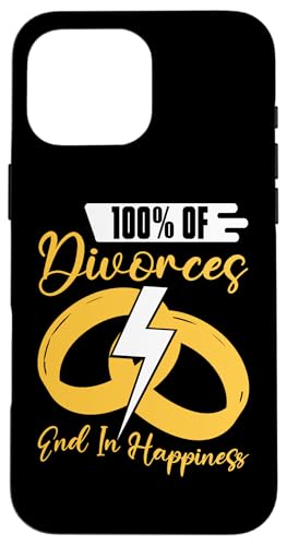 Scheidung: 100% der Scheidungen enden mit Glück Hülle für iPhone 16 Pro Max Scheidung: 100% der Scheidungen enden mit Glück Hülle für iPhone 16 Pro Max von Divorce And Break Up Designs For Divorcee