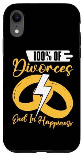 Scheidung: 100% der Scheidungen enden mit Glück Hülle für iPhone XR von Divorce And Break Up Designs For Divorcee