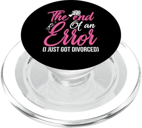 Scheidung: Das Ende eines Fehlers (Ich wurde gerade geschieden) PopSockets PopGrip für MagSafe von Divorce And Break Up Designs For Divorcee