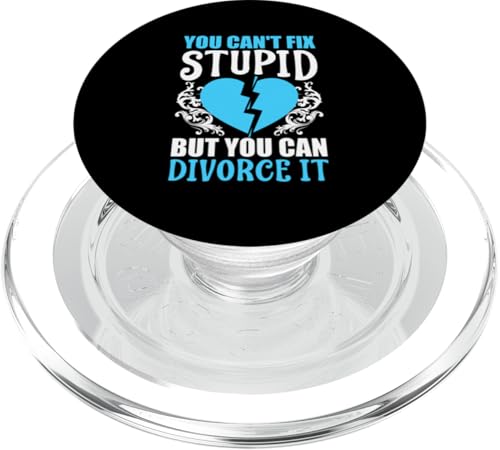 Scheidung: Du kannst nicht dumm reparieren, aber du kannst es scheiden lassen PopSockets PopGrip für MagSafe Scheidung: Du kannst nicht dumm reparieren, aber du kannst es scheiden lassen PopSockets PopGrip für MagSafe von Divorce And Break Up Designs For Divorcee