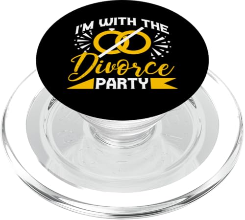 Scheidung: Ich bin bei der Scheidungsparty PopSockets PopGrip für MagSafe Scheidung: Ich bin bei der Scheidungsparty PopSockets PopGrip für MagSafe von Divorce And Break Up Designs For Divorcee