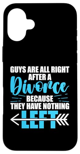 Scheidung: Jungs sind nach einer Scheidung in Ordnung Hülle für iPhone 16 Plus Scheidung: Jungs sind nach einer Scheidung in Ordnung Hülle für iPhone 16 Plus von Divorce And Break Up Designs For Divorcee