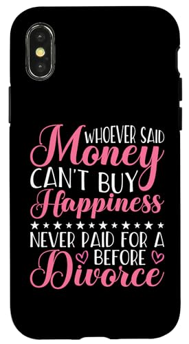 Scheidung: Wer Geld gesagt hat, kann kein Glück kaufen Hülle für iPhone X/XS Scheidung: Wer Geld gesagt hat, kann kein Glück kaufen Hülle für iPhone X/XS von Divorce And Break Up Designs For Divorcee