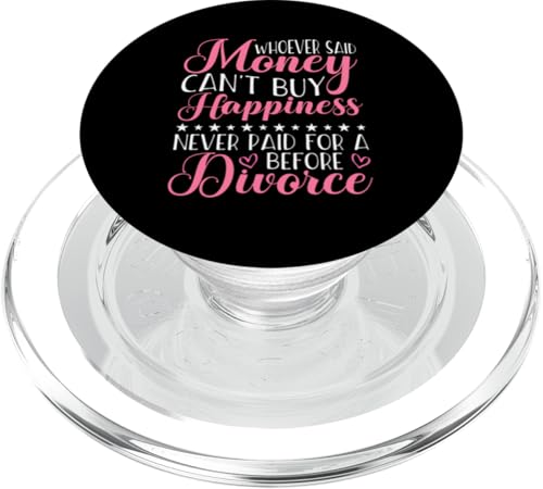 Scheidung: Wer Geld gesagt hat, kann kein Glück kaufen PopSockets PopGrip für MagSafe Scheidung: Wer Geld gesagt hat, kann kein Glück kaufen PopSockets PopGrip für MagSafe von Divorce And Break Up Designs For Divorcee