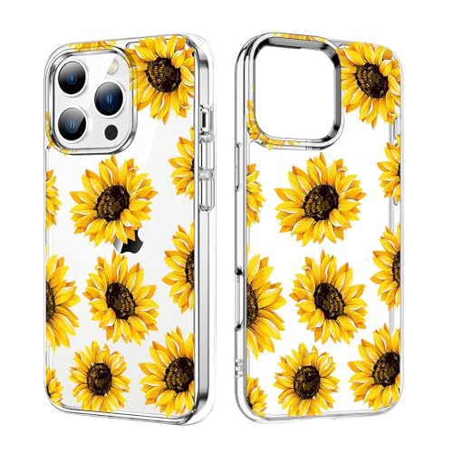 DiyGody Elegant Blumen Handyhülle Kompatibel mit iPhone 16 Pro Max 6,9 Zoll, Transparente Schutzhülle mit Sonnenblume Muster für Frauen, Weich Ultradünn Silikon Anti-Rutsch Anti-Kratzt Stoßfest Hülle DiyGody Elegant Blumen Handyhülle Kompatibel mit iPhone 16 Pro Max 6,9 Zoll, Transparente Schutzhülle mit Sonnenblume Muster für Frauen, Weich Ultradünn Silikon Anti-Rutsch Anti-Kratzt Stoßfest Hülle von DiyGody