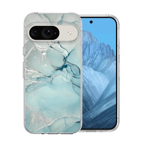 DiyGody Elegant Handyhülle Kompatibel mit Google Pixel 9 6,3 Zoll 2024, Weich Silikon TPU Schutzhülle mit Glitzernd Marmor Muster für Männer, Ultra Dünn Anti-Rutsch Stoßfest Hybrid-Schutz Hülle, Grün DiyGody Elegant Handyhülle Kompatibel mit Google Pixel 9 6,3 Zoll 2024, Weich Silikon TPU Schutzhülle mit Glitzernd Marmor Muster für Männer, Ultra Dünn Anti-Rutsch Stoßfest Hybrid-Schutz Hülle, Grün von DiyGody