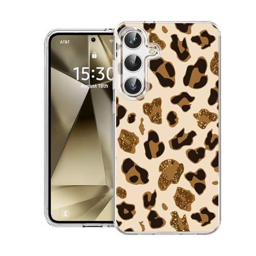 DiyGody Elegant Handyhülle Kompatibel mit Samsung Galaxy S25 6,2 Zoll 2025, Weich Silikon TPU Schutzhülle mit Glitzernd Leopard Muster für Mädchen, Ultradünn Kratzfest Stoßfest Hybrid-Schutz Hülle DiyGody Elegant Handyhülle Kompatibel mit Samsung Galaxy S25 6,2 Zoll 2025, Weich Silikon TPU Schutzhülle mit Glitzernd Leopard Muster für Mädchen, Ultradünn Kratzfest Stoßfest Hybrid-Schutz Hülle von DiyGody