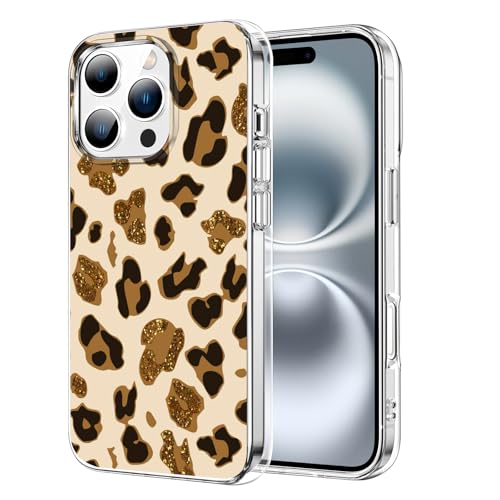 DiyGody Elegant Handyhülle Kompatibel mit iPhone 16 Pro 6,3 Zoll, Weich Ultradünn Silikon TPU Schutzhülle mit Glitzernd Leopard Muster für Frauen, Anti-Kratzt Anti-Rutsch Stoßfest Hybrid-Schutz Hülle DiyGody Elegant Handyhülle Kompatibel mit iPhone 16 Pro 6,3 Zoll, Weich Ultradünn Silikon TPU Schutzhülle mit Glitzernd Leopard Muster für Frauen, Anti-Kratzt Anti-Rutsch Stoßfest Hybrid-Schutz Hülle von DiyGody