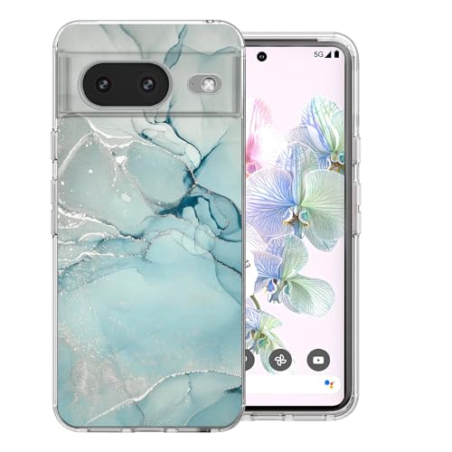 DiyGody Elegant Handyhülle für Google Pixel 8 6.1 Zoll, Kratzfest Hybrid-Schutz Ultra Dünn Hülle mit Glitzernd Grün Marmor Muster für Frauen, Weich Silikon TPU Schutzhülle für Google Pixel 8 5G 2023 DiyGody Elegant Handyhülle für Google Pixel 8 6.1 Zoll, Kratzfest Hybrid-Schutz Ultra Dünn Hülle mit Glitzernd Grün Marmor Muster für Frauen, Weich Silikon TPU Schutzhülle für Google Pixel 8 5G 2023 von DiyGody