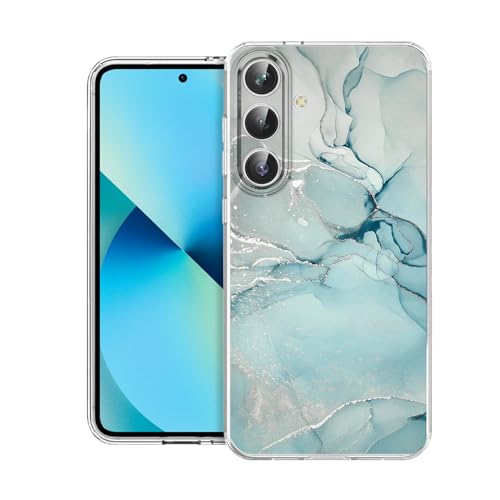 DiyGody Elegant Handyhülle für Samsung Galaxy S24 6,2 Zoll, Kratzfest Rutschfest Stoßfeste Hülle mit Glitzernd Marmor Muster für Frauen, Ultra Dünn Weich Silikon TPU Schutzhülle für Galaxy S24 5G-Grün DiyGody Elegant Handyhülle für Samsung Galaxy S24 6,2 Zoll, Kratzfest Rutschfest Stoßfeste Hülle mit Glitzernd Marmor Muster für Frauen, Ultra Dünn Weich Silikon TPU Schutzhülle für Galaxy S24 5G-Grün von DiyGody