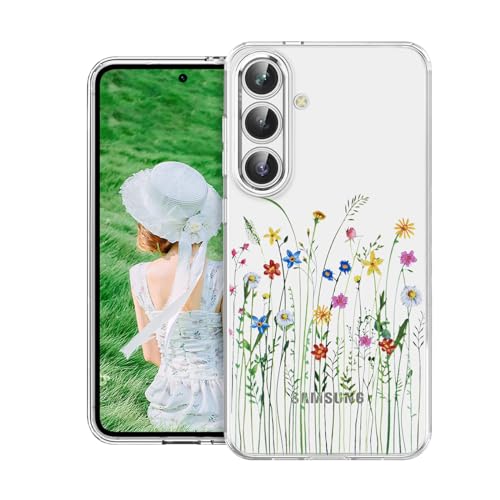 DiyGody Elegant Handyhülle für Samsung Galaxy S24 6,2 Zoll, Kratzfest Stoßfeste Ultra Dünn Hülle mit Blumengarten Muster für Frauen Mädchen,Transparente Weich Silikon TPU Schutzhülle für Galaxy S24 5G DiyGody Elegant Handyhülle für Samsung Galaxy S24 6,2 Zoll, Kratzfest Stoßfeste Ultra Dünn Hülle mit Blumengarten Muster für Frauen Mädchen,Transparente Weich Silikon TPU Schutzhülle für Galaxy S24 5G von DiyGody