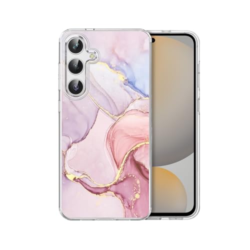 DiyGody Glitzernd Handyhülle Kompatibel mit Samsung Galaxy S24 FE 6,4 Zoll 2024, Ultra Dünn Silikon Schutzhülle mit Rosa Marmor Muster für Frauen, Anti-Rutsch Stoßfest Anti-Kratzt Hybrid-Schutz Hülle DiyGody Glitzernd Handyhülle Kompatibel mit Samsung Galaxy S24 FE 6,4 Zoll 2024, Ultra Dünn Silikon Schutzhülle mit Rosa Marmor Muster für Frauen, Anti-Rutsch Stoßfest Anti-Kratzt Hybrid-Schutz Hülle von DiyGody