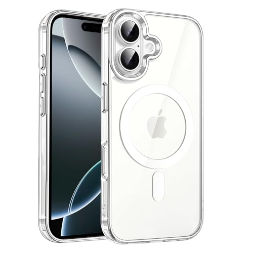 DiyGody Magnetisch Handyhülle Kompatibel mit iPhone 16 Plus 6,7 Zoll, Transparent Acryl Schutzhülle mit Magnetische Adsorption Kompatibel mit MagSafe, Stoßfest Rutschfest Kratzfest Hybrid-Schutz Hülle DiyGody Magnetisch Handyhülle Kompatibel mit iPhone 16 Plus 6,7 Zoll, Transparent Acryl Schutzhülle mit Magnetische Adsorption Kompatibel mit MagSafe, Stoßfest Rutschfest Kratzfest Hybrid-Schutz Hülle von DiyGody