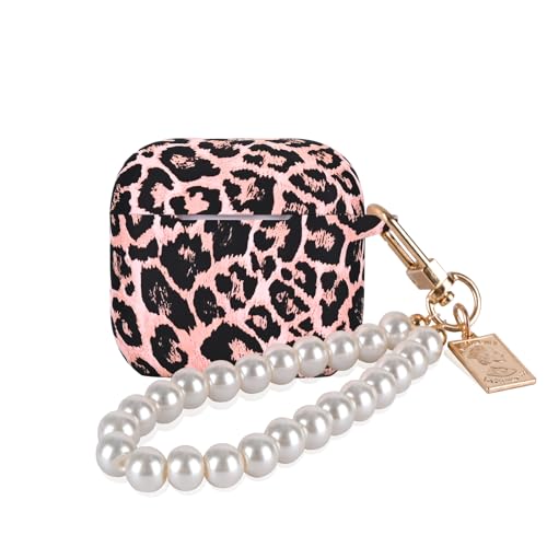 DiyGody Tasche Kompatibel mit Airpods 4 Generation 2024, Weiches Silikon TPU Hülle mit Leopardenmuster für Frauen, Stoßfeste Anti-Rutsch Anti-Staub Schutzhülle mit Perlen Schlüsselanhänger, Hellrosa DiyGody Tasche Kompatibel mit Airpods 4 Generation 2024, Weiches Silikon TPU Hülle mit Leopardenmuster für Frauen, Stoßfeste Anti-Rutsch Anti-Staub Schutzhülle mit Perlen Schlüsselanhänger, Hellrosa von DiyGody