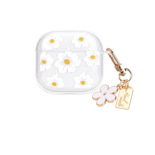DiyGody Transparente Tasche Kompatibel mit Airpods 4 Generation 2024 mit Schlüsselanhänger, Ultradünn TPU Schutzhülle mit Blumenmuster, Stoßfeste Anti-Rutsch Anti-Staub Kein Geruch Hülle, Kamelie DiyGody Transparente Tasche Kompatibel mit Airpods 4 Generation 2024 mit Schlüsselanhänger, Ultradünn TPU Schutzhülle mit Blumenmuster, Stoßfeste Anti-Rutsch Anti-Staub Kein Geruch Hülle, Kamelie von DiyGody