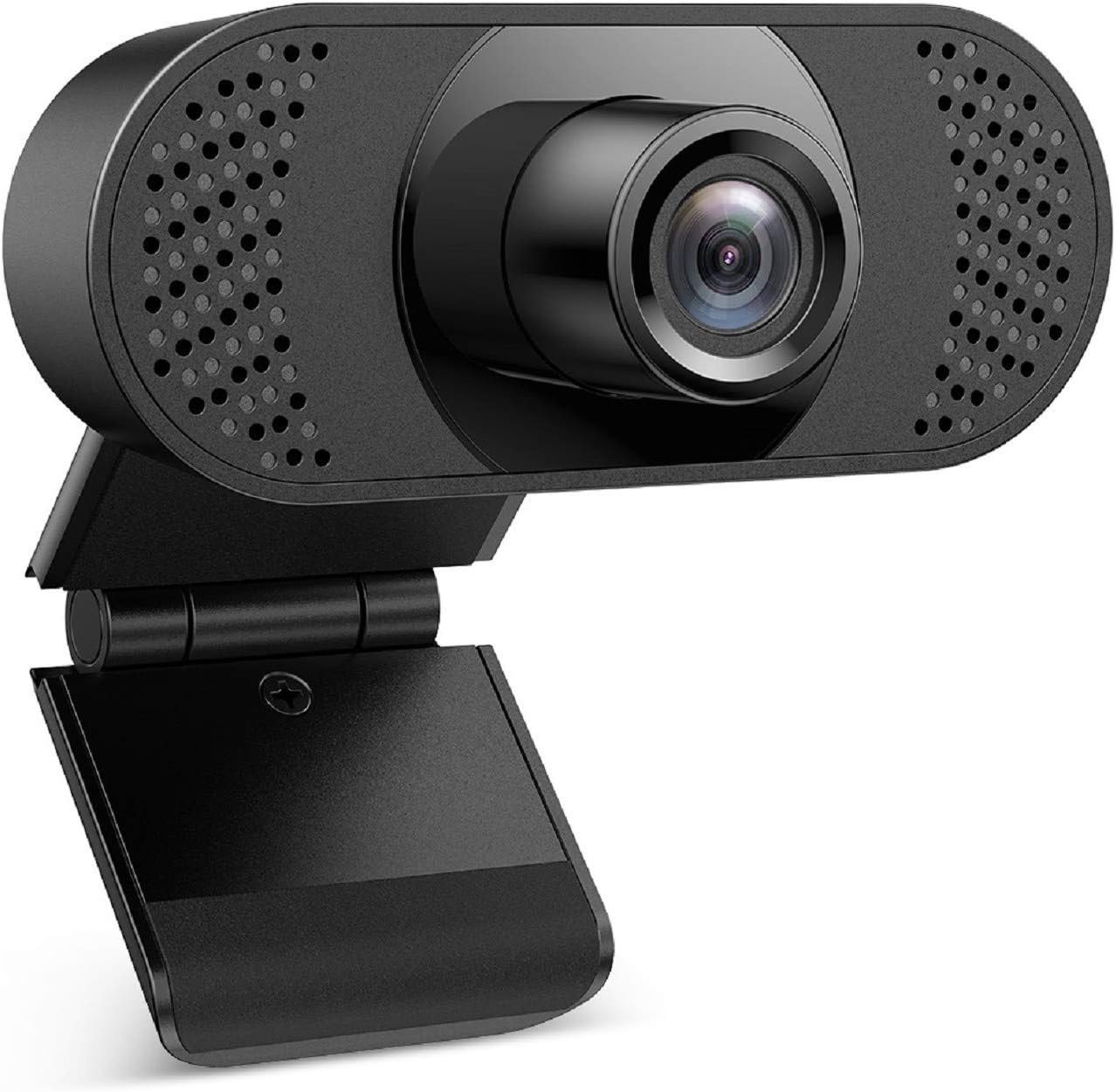 Diyarts Full HD-Webcam (Full HD 1080P, für Laptop, Desktop, USB 2.0 Plug & Play, Webcam pc, Automatische Lichtkorrektur, für Live-Streaming, Videoanrufe, Konferenz) von Diyarts