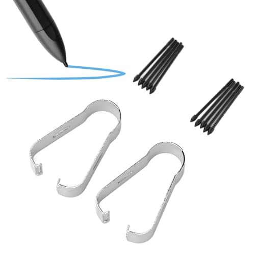 10 Packersatz -Nachfüllstiftnibs für Bemerkenswerte 1/2 & Marker Plus, Edelstahl -Stiftstift -Nibs -Tipps mit Werkzeugen, Empfindlichen und Titl -Druckmarker 2 Tipps von Diyeeni