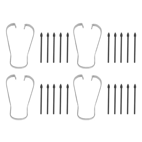 20 Stück Stylus-Stiftspitzen, Spitzen mit Entfernungswerkzeug für Note 10, Note 10Plus, Note 20 Ultra, S22 Ultra, S23 Ultra, S24 Ultra, Rutschiges Schreibgefühl (Black) von Diyeeni