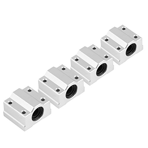 4 Stk. SC8UU Kugellager, Linear Motion Linearlager ID 8mm für 3D Drucker, Lineartechnik und Elektronische Geräte von Diyeeni